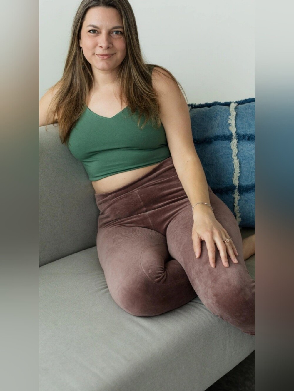 Set Of 2 Reversible Organic Cotton Vinyasa Crop Tops, Medium